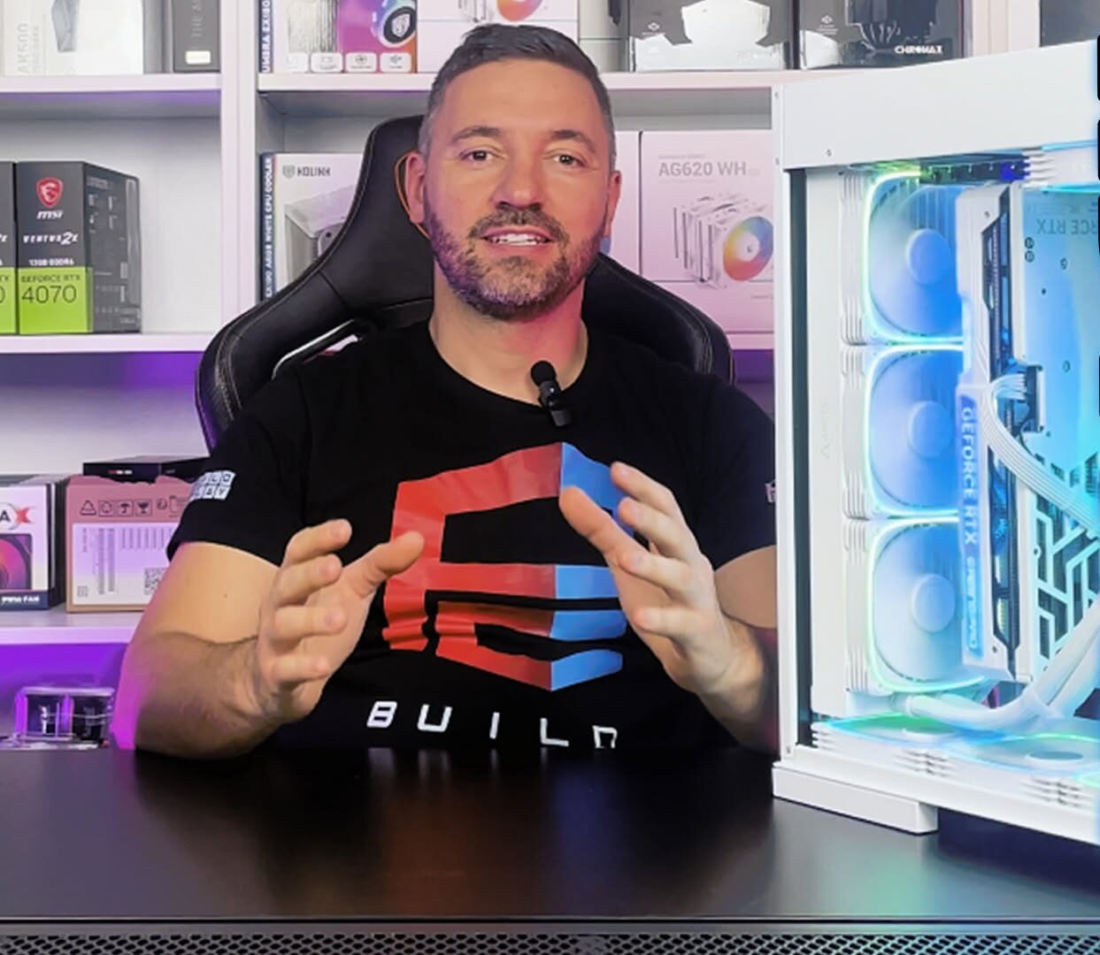 От видеата на PCBUILD — сглобяване на конфигурация