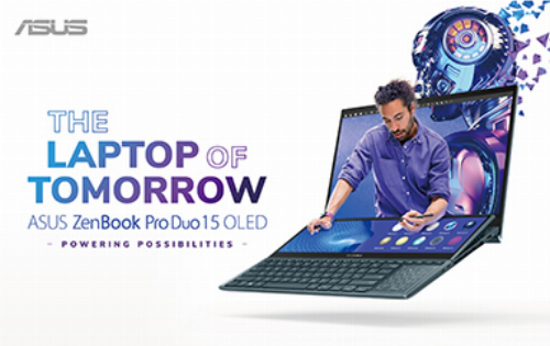 Поглед над Asus ZenBook Pro Duo 15 OLED