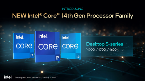 Intel пуска официално своите процесори от 14-то поколение
