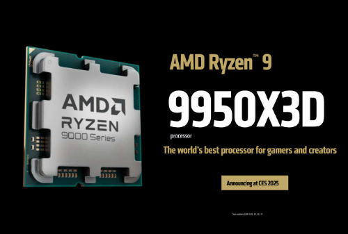 AMD anunció Ryzen 9 9950X3D y Ryzen 9 9900X3D
