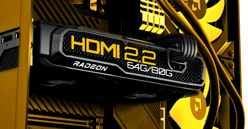 La próxima generación de tarjetas gráficas de AMD soportará HDMI 2.2 con un ancho de banda de hasta 80 Gbit/s