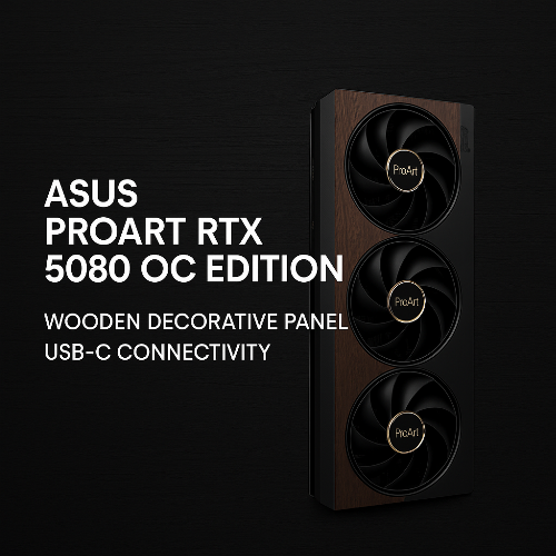 ASUS ProArt RTX 5080 OC Edition – estilo y potencia para los profesionales creativos