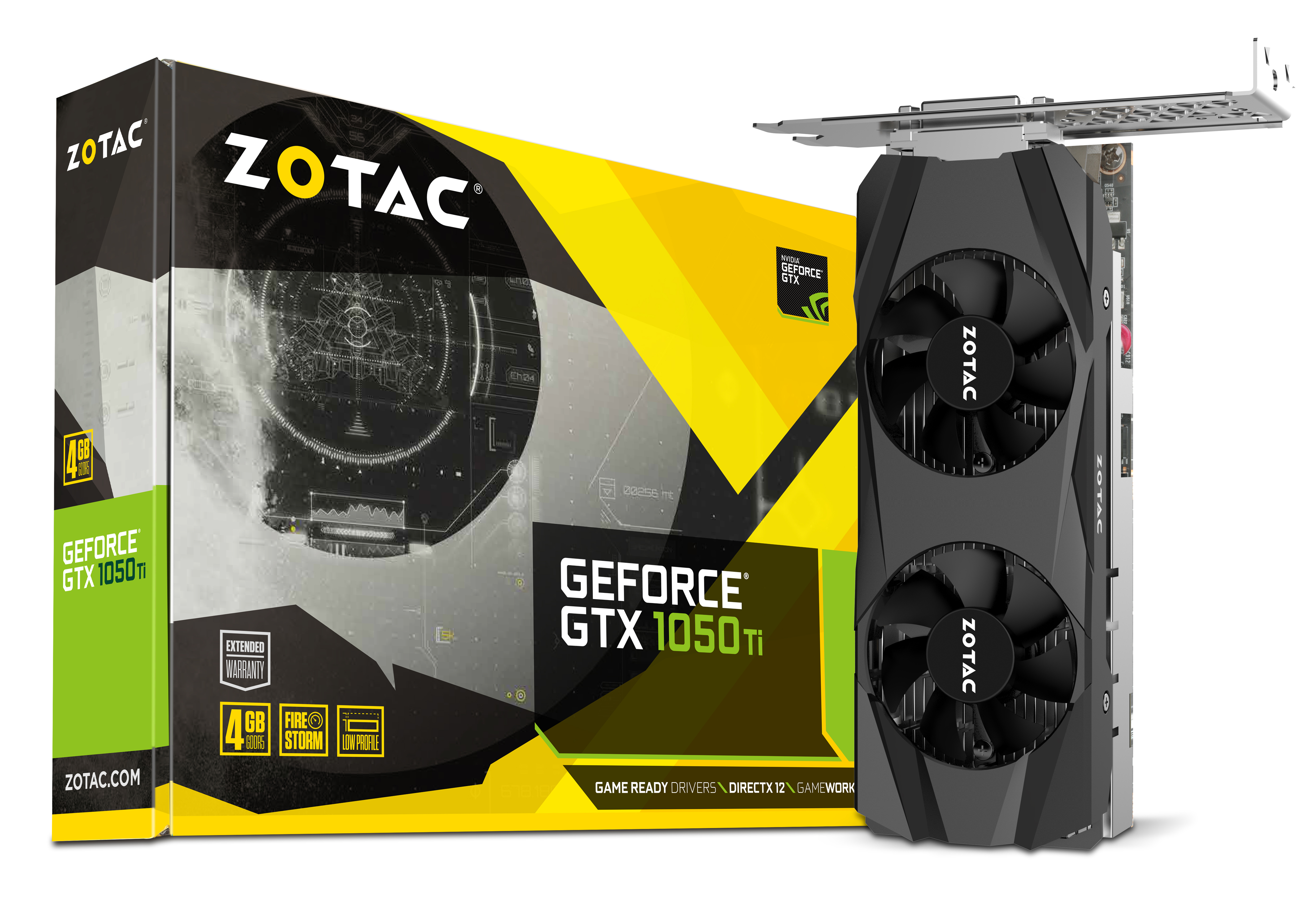 Видео карта ZOTAC GeForce GTX 1050 Ti Low Profile