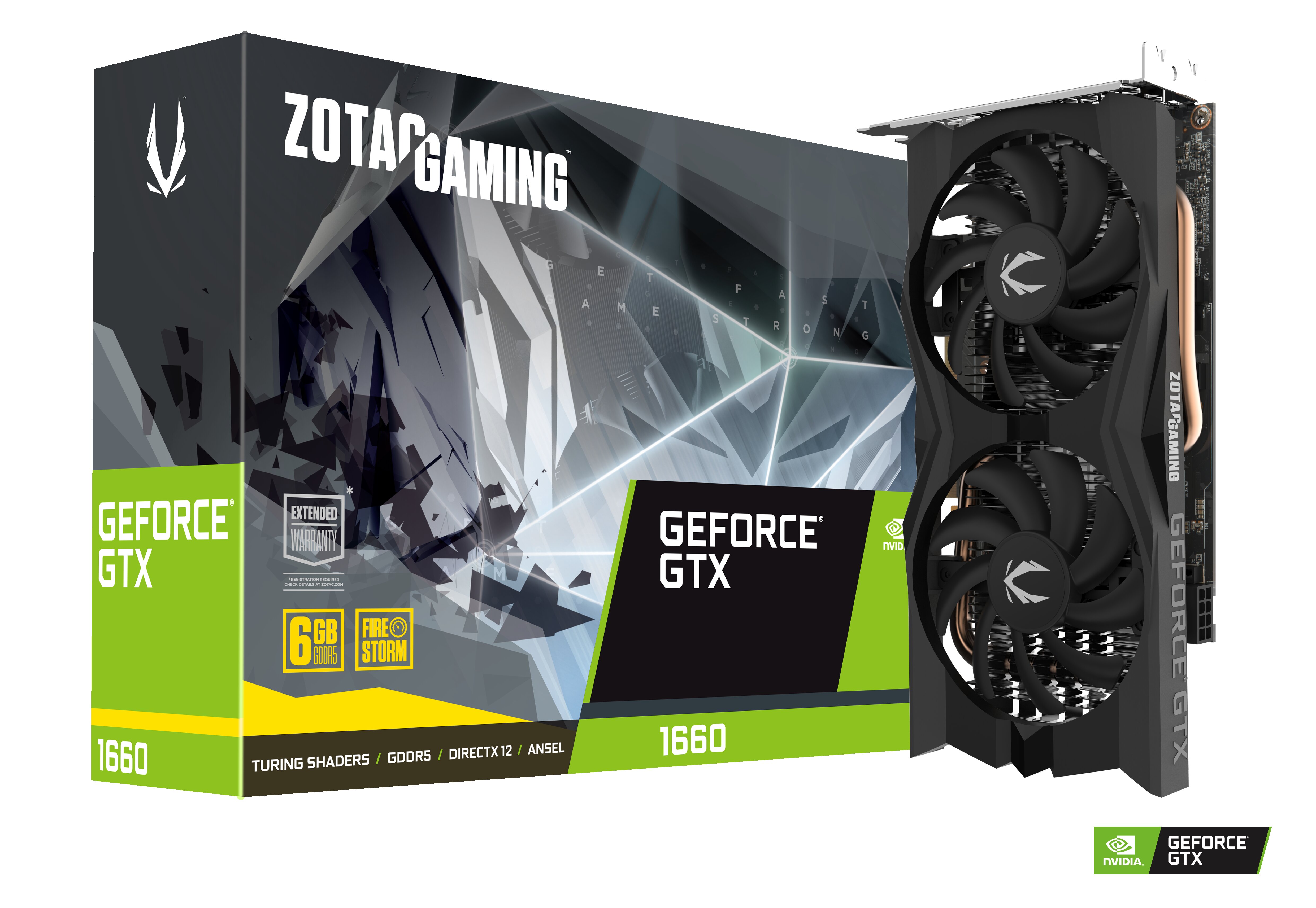 Видео карта ZOTAC GAMING GeForce GTX 1660 Twin Fan