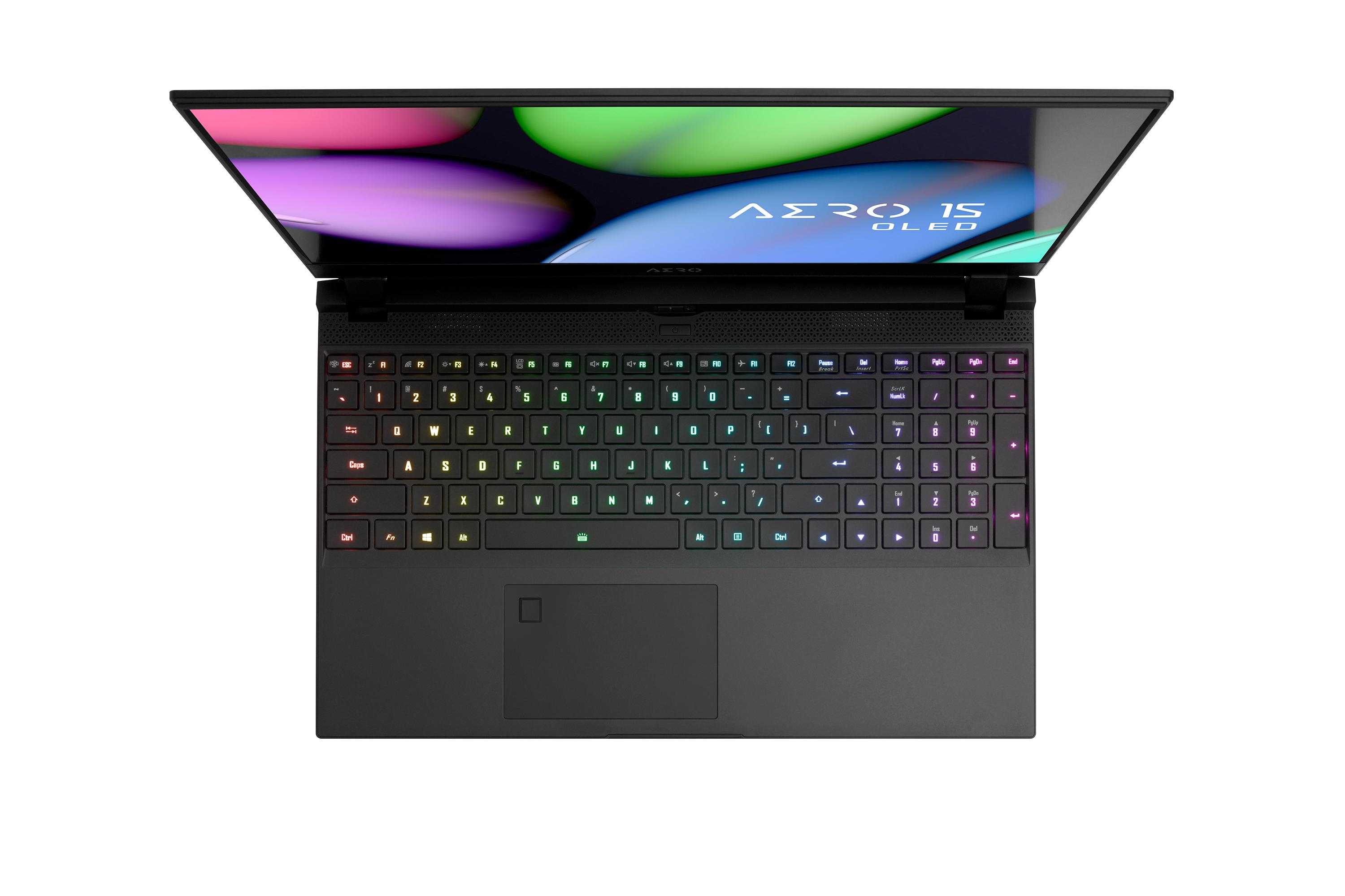 Лаптоп GIGABYTE AERO 15.6", UHD OLED,Intel® Core™ i7-9750H, 2x8GB, M.2. 512GB , RTX2070, Windows 10 Pro