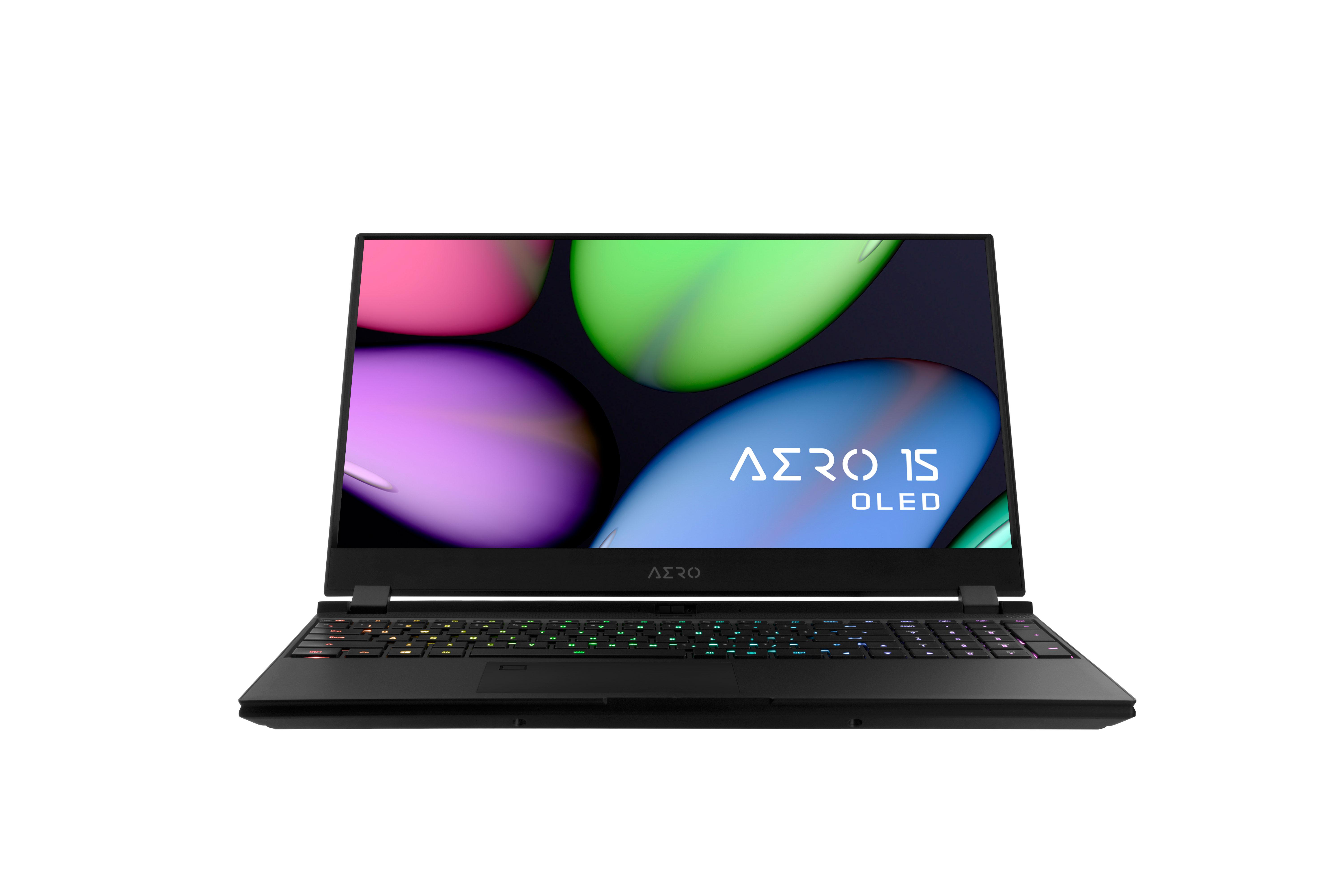 Лаптоп GIGABYTE AERO 15.6", UHD OLED,Intel® Core™ i7-9750H, 8GB, 256GB, GTX1660TI, Windows 10 Home