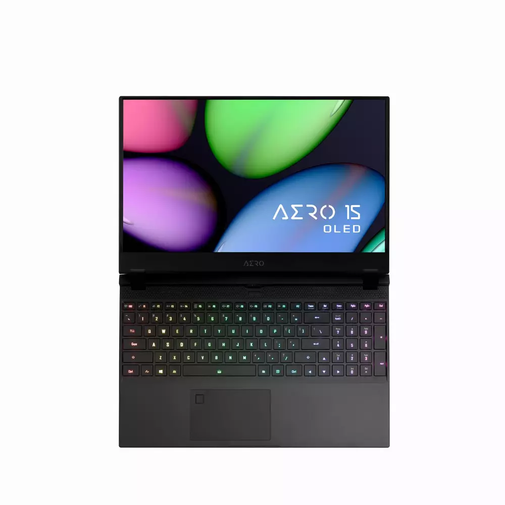 Лаптоп GIGABYTE AERO 15.6", UHD OLED,Intel&reg; Core&trade; i7-9750H, 8GB, 256GB, GTX1660TI, Windows 10 Home