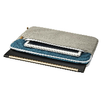 Калъф за лаптоп HAMA Florenz 101571, 13.3", Петрол/Сив