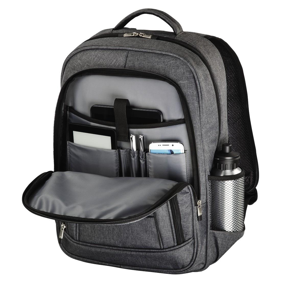 Раница за лаптоп HAMA Business, до 40 см, 15.6", Сив