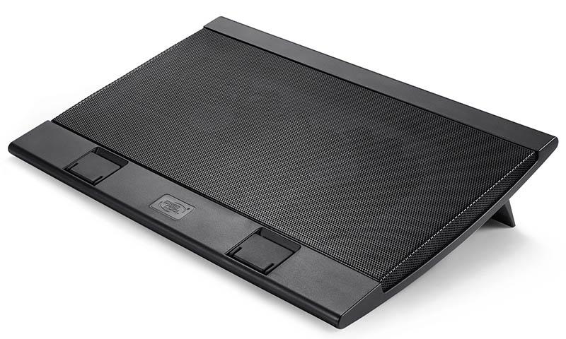 Охладител за лаптоп DeepCool WIND PAL, 17", 2x140 mm, Черен