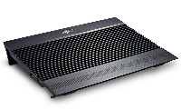 Охладител за лаптоп DeepCool N8 BLACK, 17", 2x140 mm, Черен