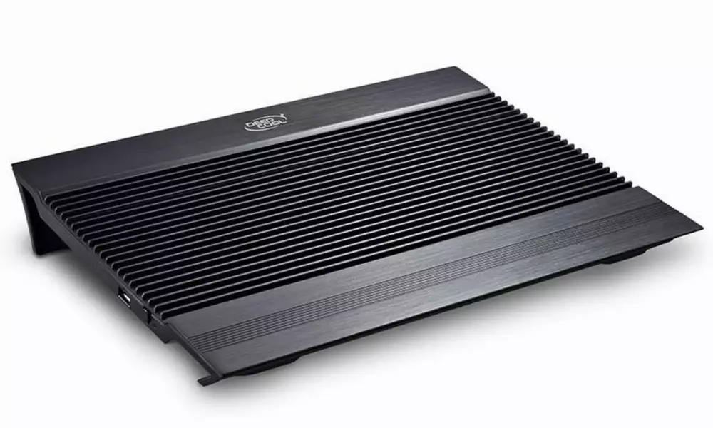 Охладител за лаптоп DeepCool N8 BLACK, 17", 2x140 mm, Черен