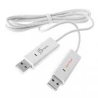 Дейта кабел USB2.0 j5create JUC400 Wormwhole, за пехвърляне на данни между компютри/таблети Win/MAC/iPad