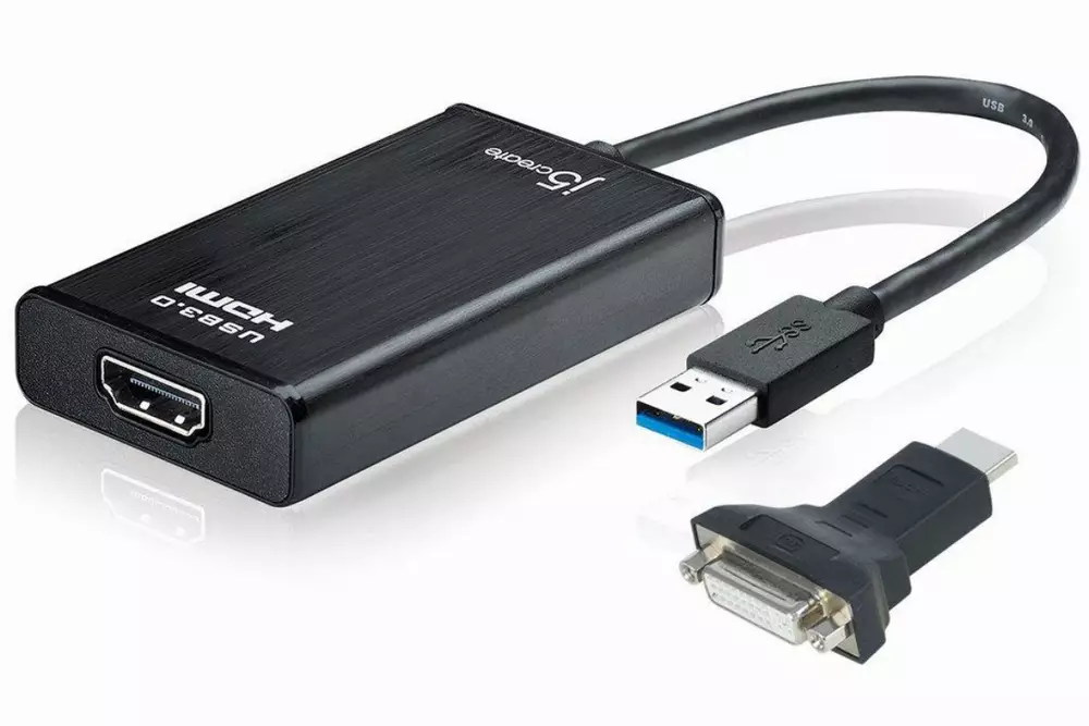 Адаптер j5create JUA350 USB 3.0 към HDMI с конвертор HDMI/DVI