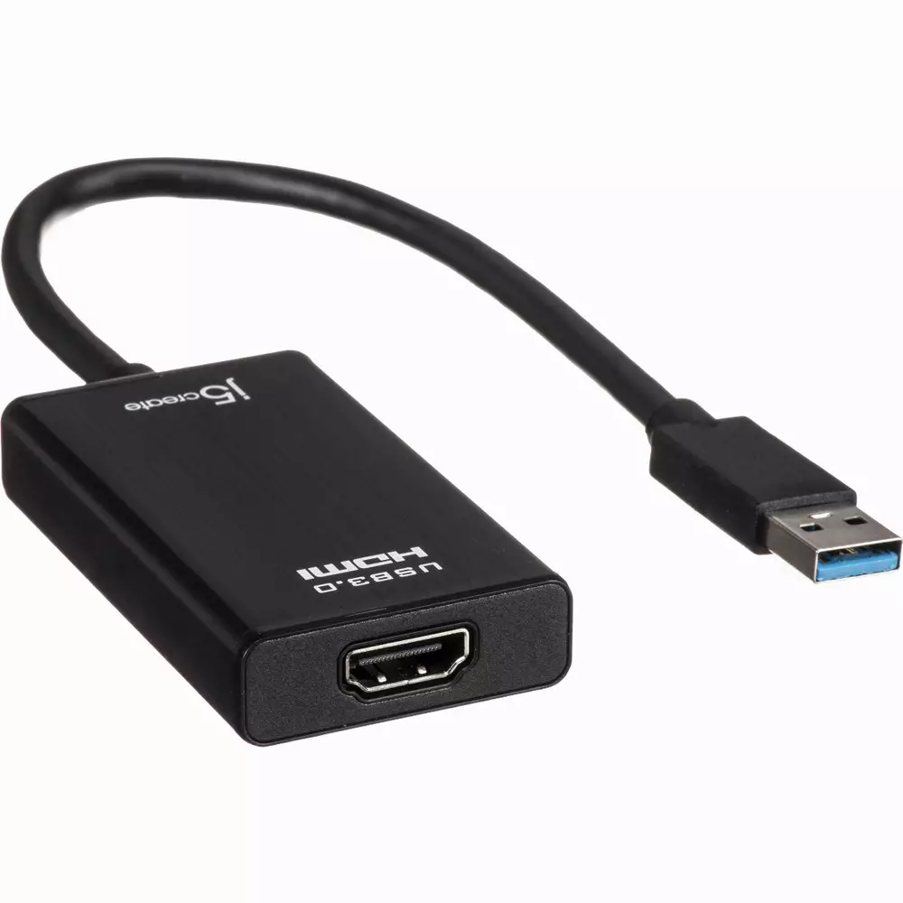 Адаптер j5create JUA350 USB 3.0 към HDMI с конвертор HDMI/DVI