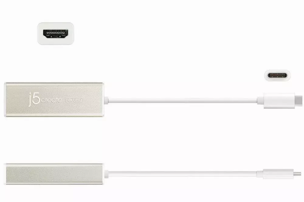 Адаптер j5create JCA153, USB-C към 4K HDMI