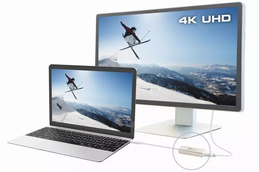 Адаптер j5create JCA153, USB-C към 4K HDMI