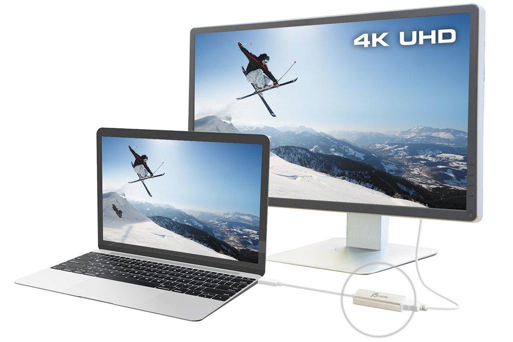 Адаптер j5create JCA153, USB-C към 4K HDMI