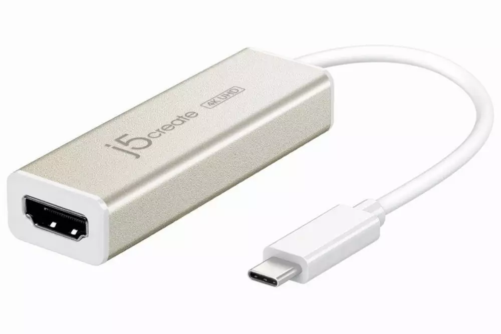 Адаптер j5create JCA153, USB-C към 4K HDMI