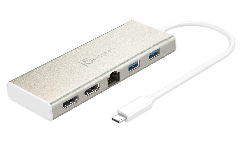 Докинг станция j5 create JCD381, USB-C - 2x HDMI/USB 3.1/PD 2.0/LAN