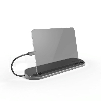 Докинг станция 12 в 1 HAMA 135761, USB, HDMI&trade;, DP, LAN, SD, microSD, Jack, Сив