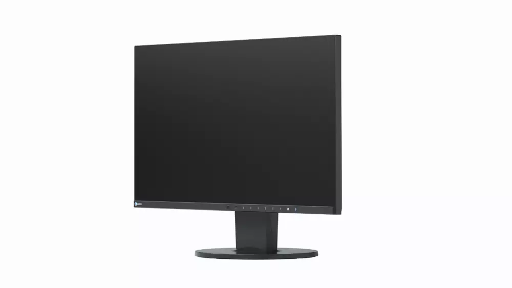 Монитор EIZO FlexScan EV2450, 23.8" IPS, FHD 1920x1080, D-Sub, DVI-D, HDMI, DisplayPort, Черен