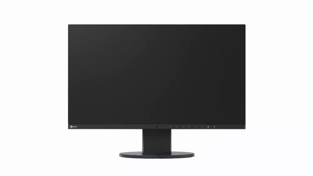 Монитор EIZO FlexScan EV2450, 23.8" IPS, FHD 1920x1080, D-Sub, DVI-D, HDMI, DisplayPort, Черен