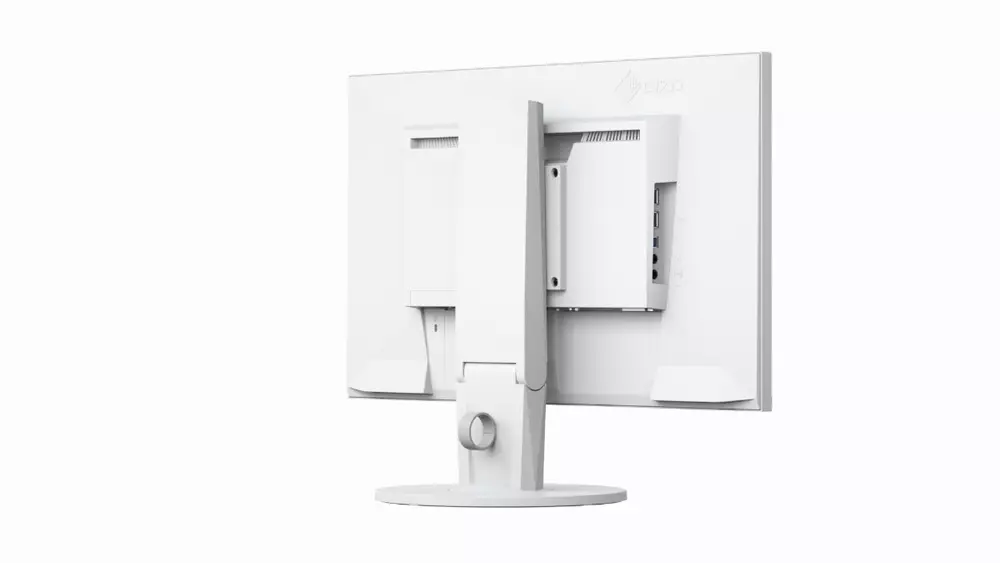 Монитор EIZO FlexScan EV2450, IPS, 23.8 inch, Wide, Full HD, D-Sub, DVI-D, HDMI, DisplayPort, Бял