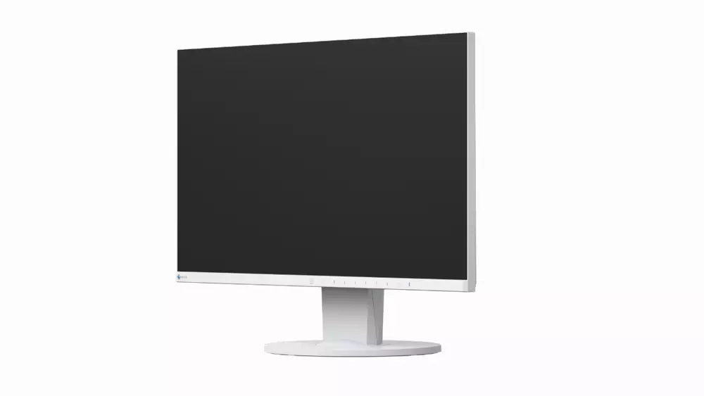 Монитор EIZO FlexScan EV2450, IPS, 23.8 inch, Wide, Full HD, D-Sub, DVI-D, HDMI, DisplayPort, Бял
