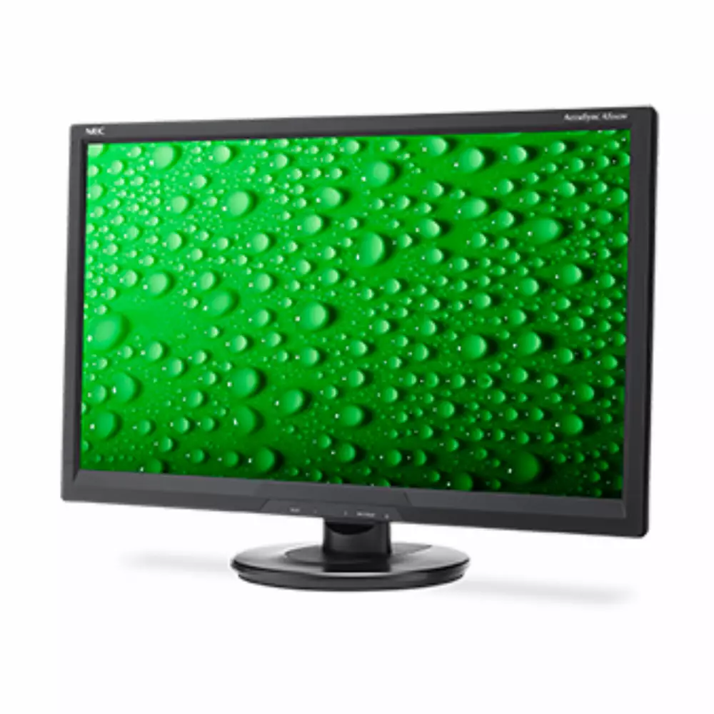 Монитор NEC AccuSync AS242W, TN, 23.6 inch, Wide, Full HD, DVI-D, D-sub, Черен