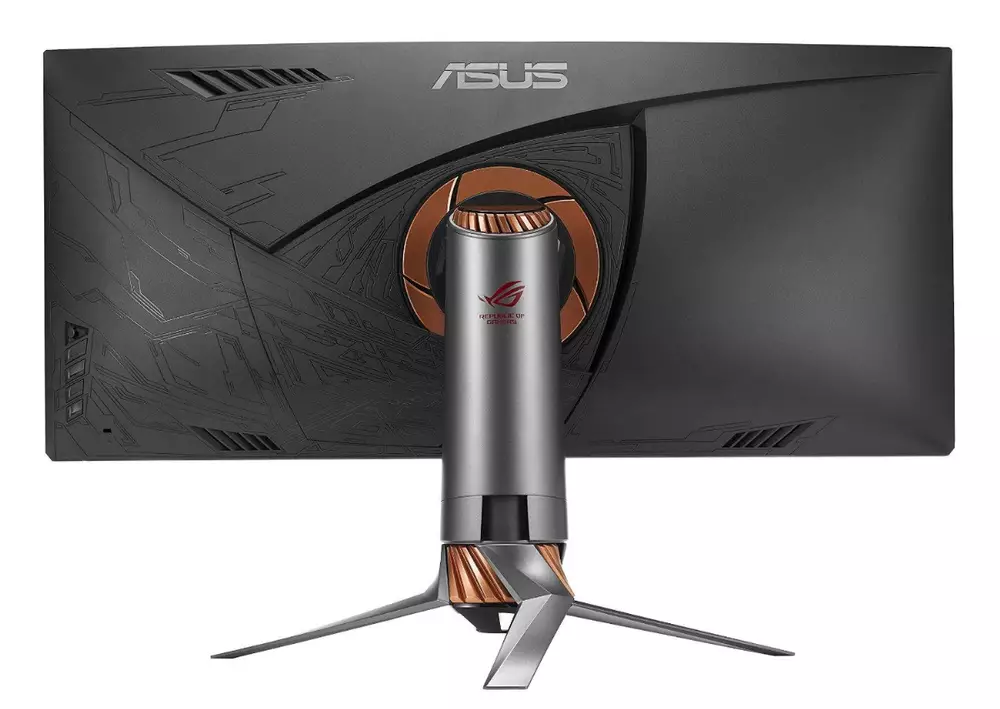 Монитор ASUS ROG Swift Curved 34 inch, Ultra-wide, QHD IPS, 100Hz G-Sync DisplayPort, HDMI, Черен