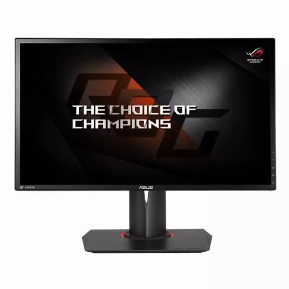 Монитор ASUS ROG SWIFT PG248Q, 24 inch, Wide, Full HD up to 180Hz, G-sync, HDMI, DisplayPort, Черен