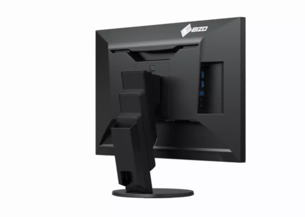 Монитор EIZO FlexScan EcoView Ultra-Slim EV2451-BK, 23.8" IPS FHD 1920x1080, D-Sub, DVI-D, HDMI, DisplayPort, Черен