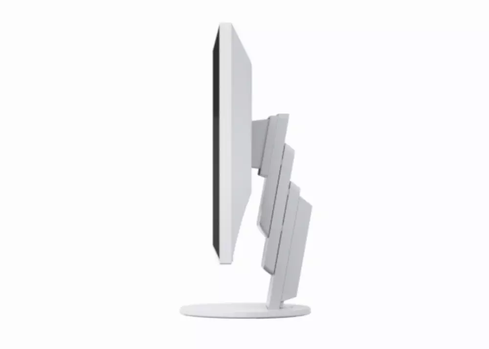 Монитор EIZO FlexScan EcoView Ultra-Slim EV2451-WT 23.8", IPS, FHD 1920x1080, D-Sub, DVI-D, HDMI, DisplayPort, Бял