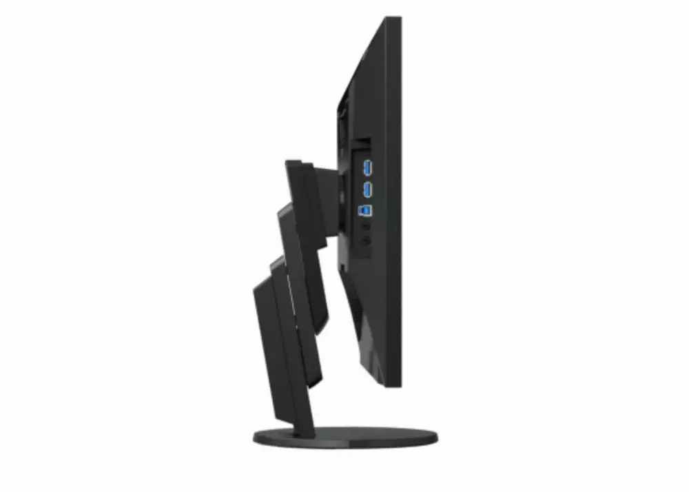 Монитор EIZO FlexScan EcoView Ultra-Slim EV2456-BK, IPS, 24.1", WUXGA 1920x1200, Черен 