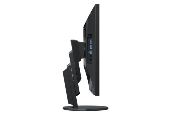 Монитор EIZO FlexScan EcoView Ultra-Slim EV2456-BK, IPS, 24.1", WUXGA 1920x1200, Черен 