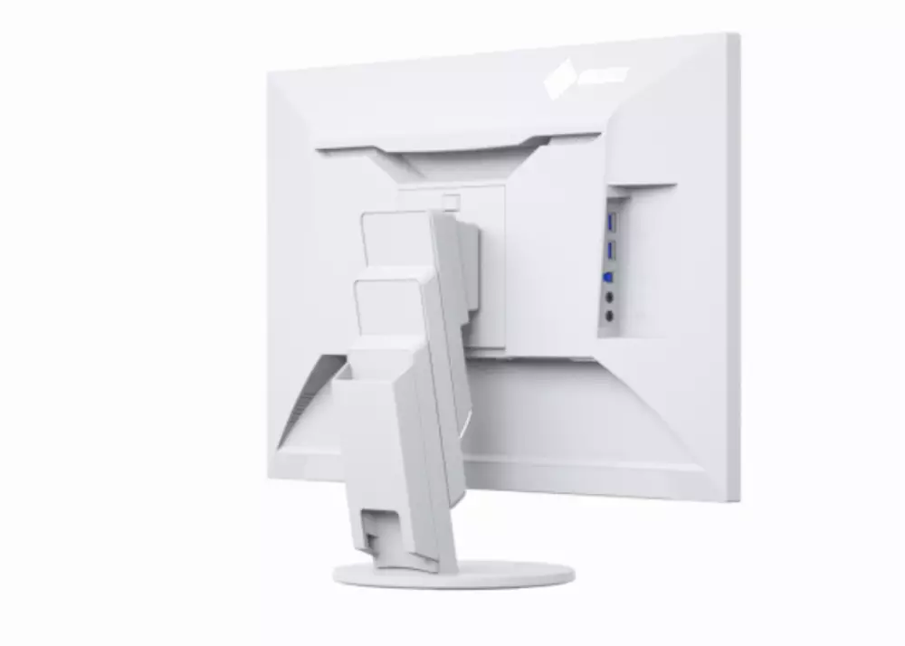 Монитор EIZO FlexScan EcoView Ultra-Slim EV2456-BK, IPS, 24.1 inch, Wide, WUXGA, D-Sub, DVI-D, HDMI, DisplayPort, Бял