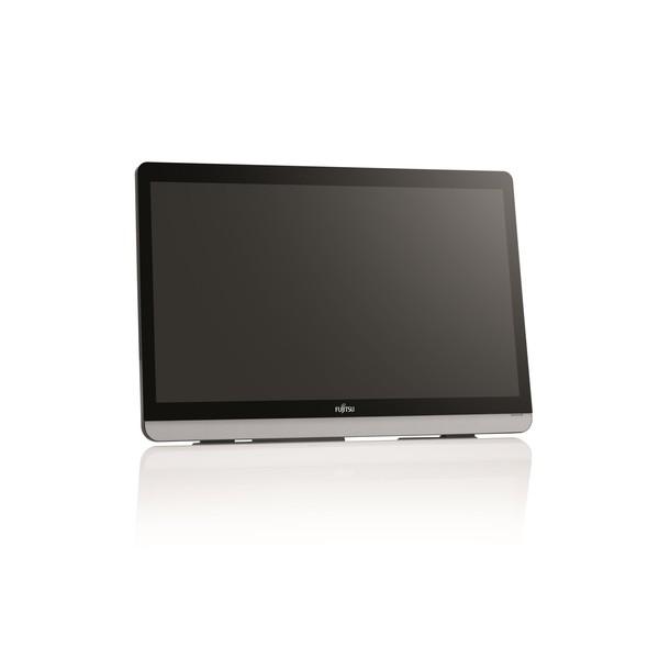 Монитор FUJITSU E22 Touch, 21.5 inch, Wide, Full HD, DVI-D, D-Sub, HDMI, Черен/сребрист