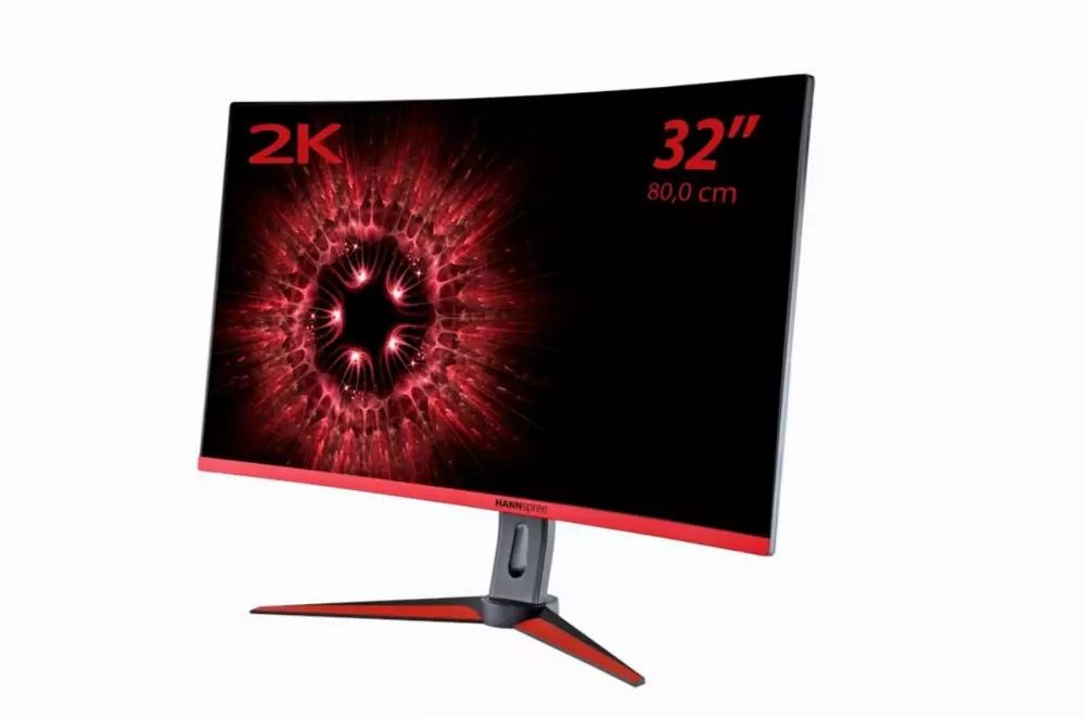 Монитор HANNSPREE HG 324 QJB 31.5" CURVED 1800R, VA QHD 2560x1440, 144Hz, 2ms, DP, HDMI