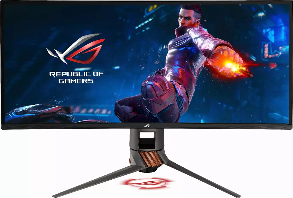 Монитор ASUS 34" ROG Swift PG349Q, Curved QHD (3440x1440), IPS, 120Hz, G-Sync