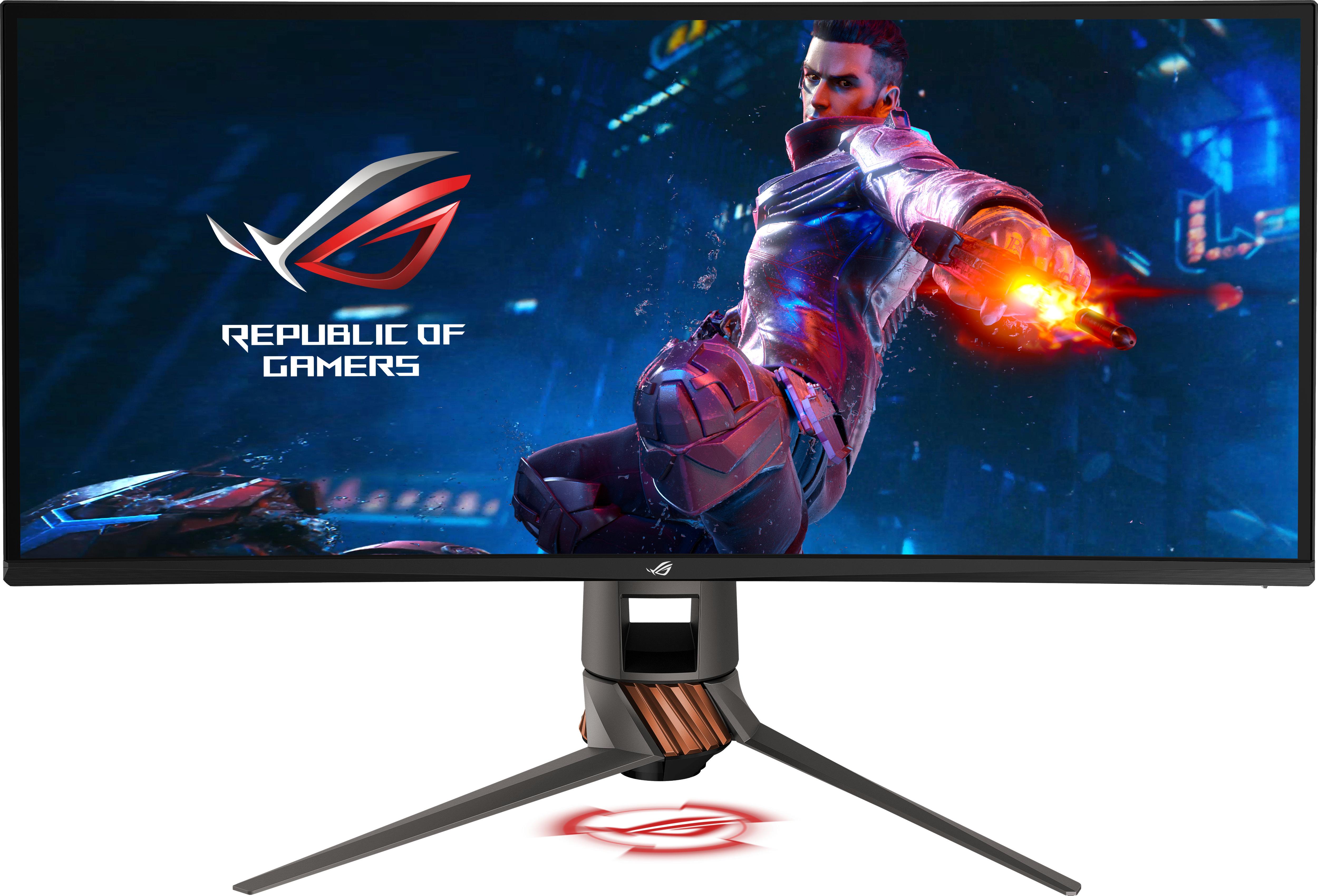Монитор ASUS 34" ROG Swift PG349Q, Curved QHD (3440x1440), IPS, 120Hz, G-Sync