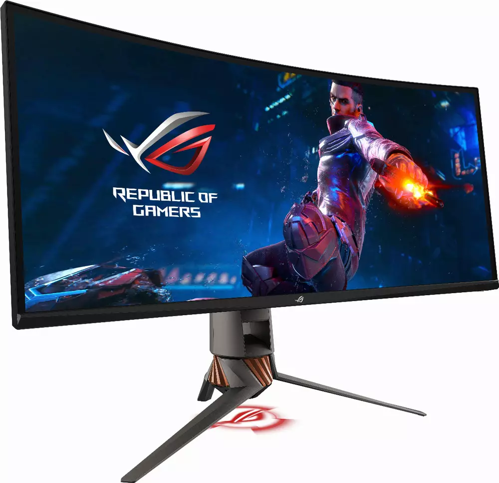 Монитор ASUS 34" ROG Swift PG349Q, Curved QHD (3440x1440), IPS, 120Hz, G-Sync