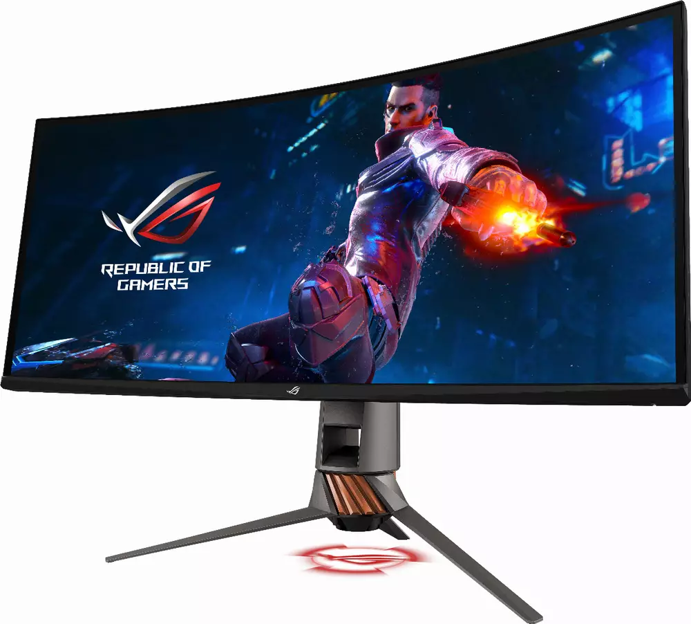 Монитор ASUS 34" ROG Swift PG349Q, Curved QHD (3440x1440), IPS, 120Hz, G-Sync