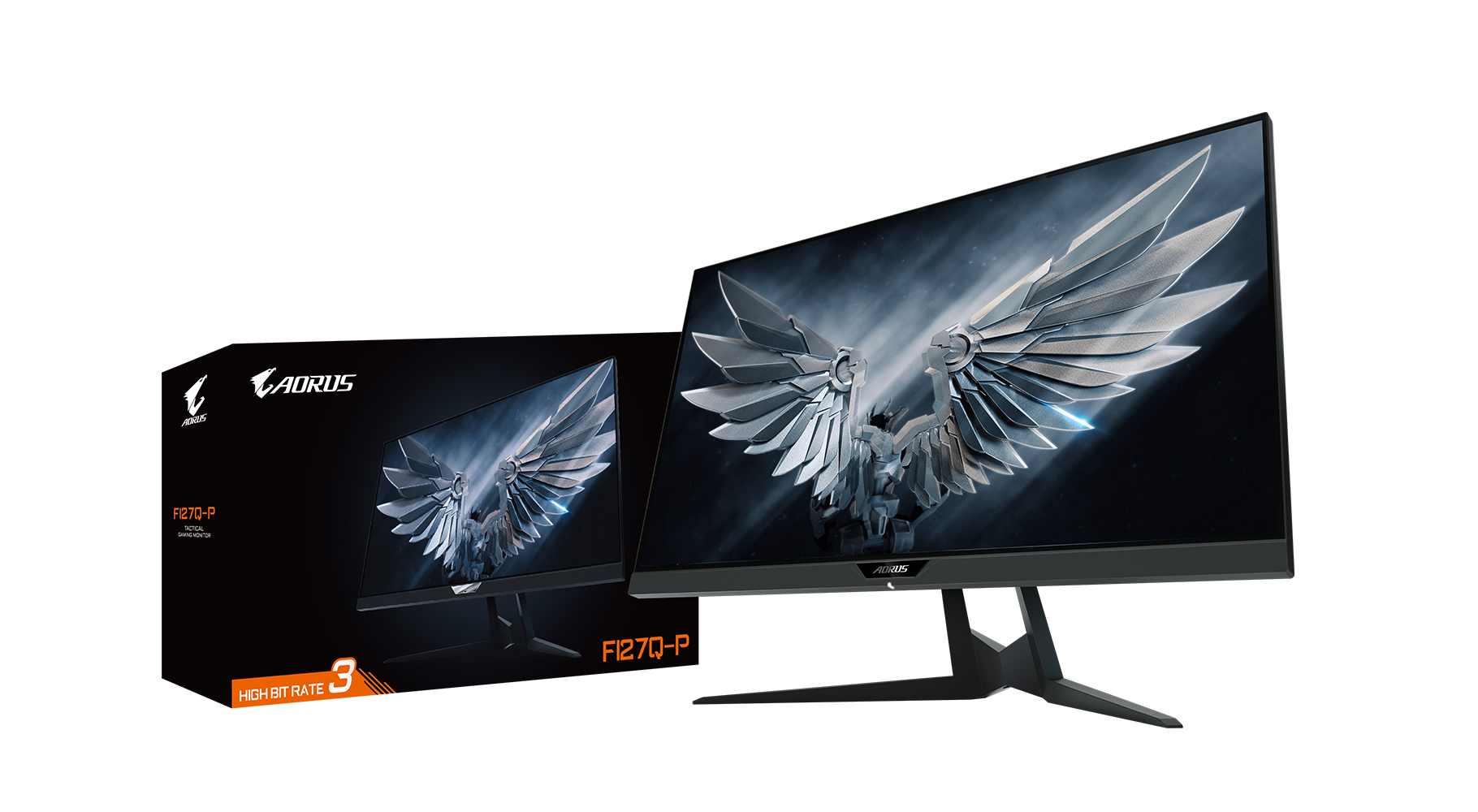 Монитор Gigabyte AORUS FI27QP-EK 27", 2K QHD 2560x1440, 165Hz, 1ms, HDR,  AMD FreeSync