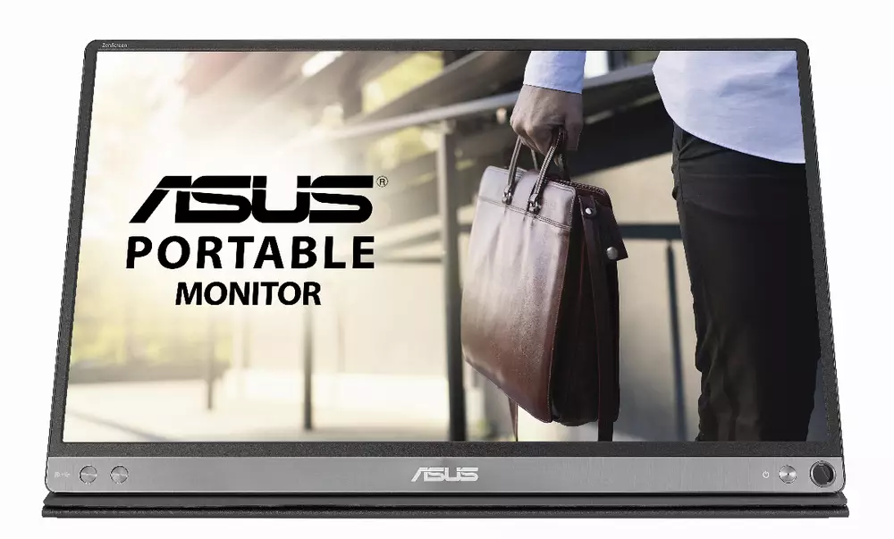 Монитор ASUS ZenScreen MB16ACM 15.6", IPS, FHD 1920x1080, 60Hz, 5ms, USB Type-C, Преносим