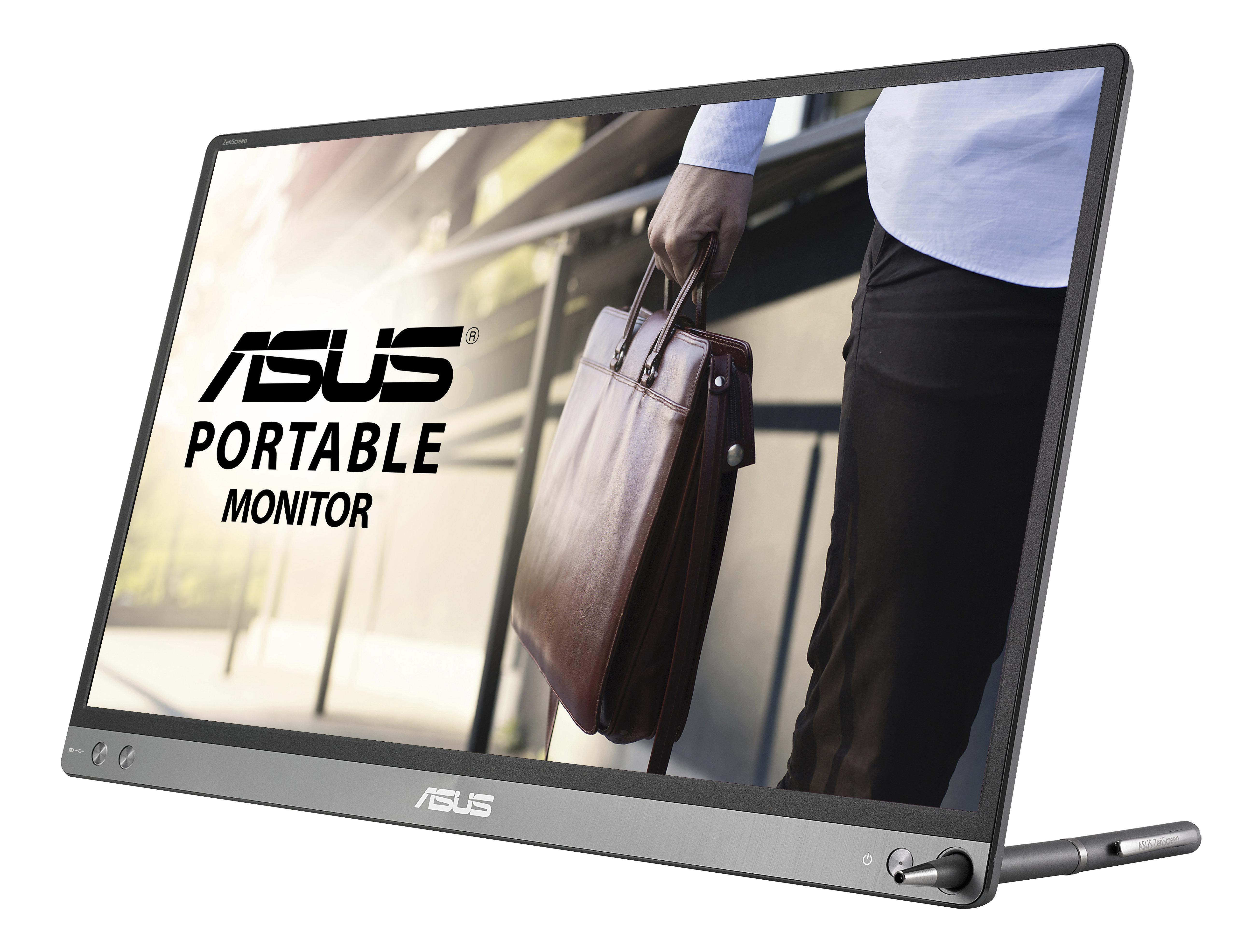 Монитор ASUS ZenScreen MB16ACM 15.6", IPS, FHD 1920x1080, 60Hz, 5ms, USB Type-C, Преносим