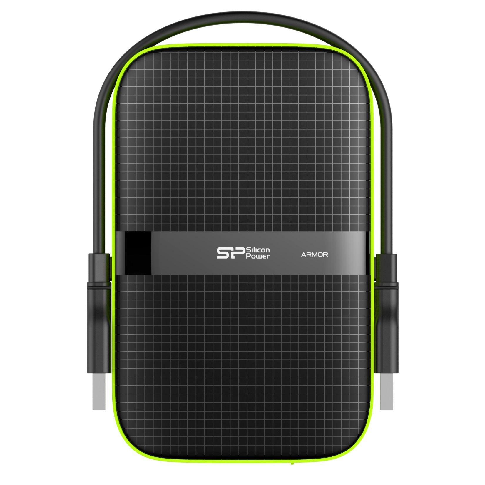 Външен диск Silicon Power Armor A60 1TB 2.5" USB 3.1 Удароустойчив - SP010TBPHDA60S3A