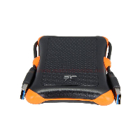 Външен диск Silicon Power Armor A30 1TB 2.5" USB 3.1 Black/Oringe - SP010TBPHDA30S3B