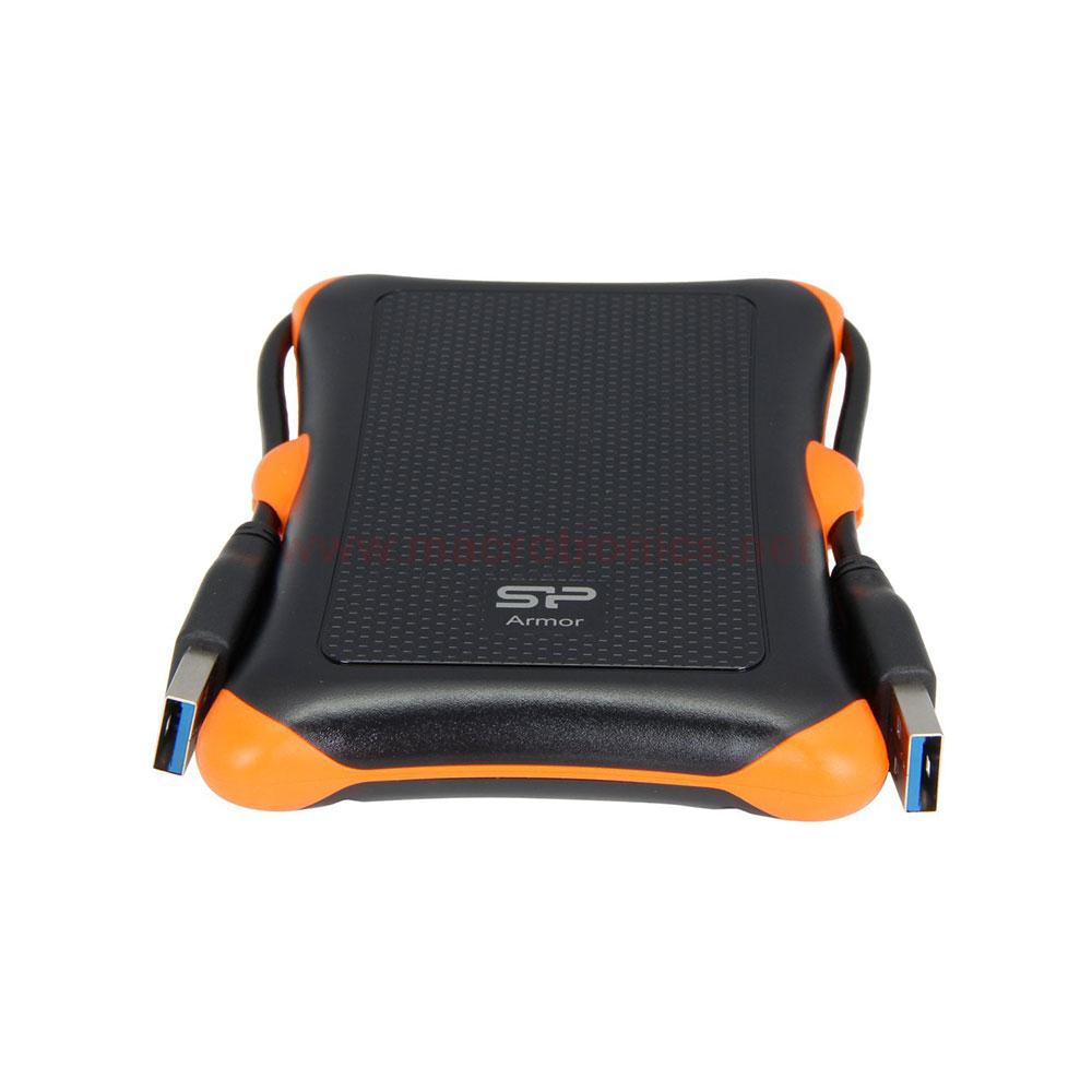Външен диск Silicon Power Armor A30 1TB 2.5" USB 3.1 Black/Oringe - SP010TBPHDA30S3B