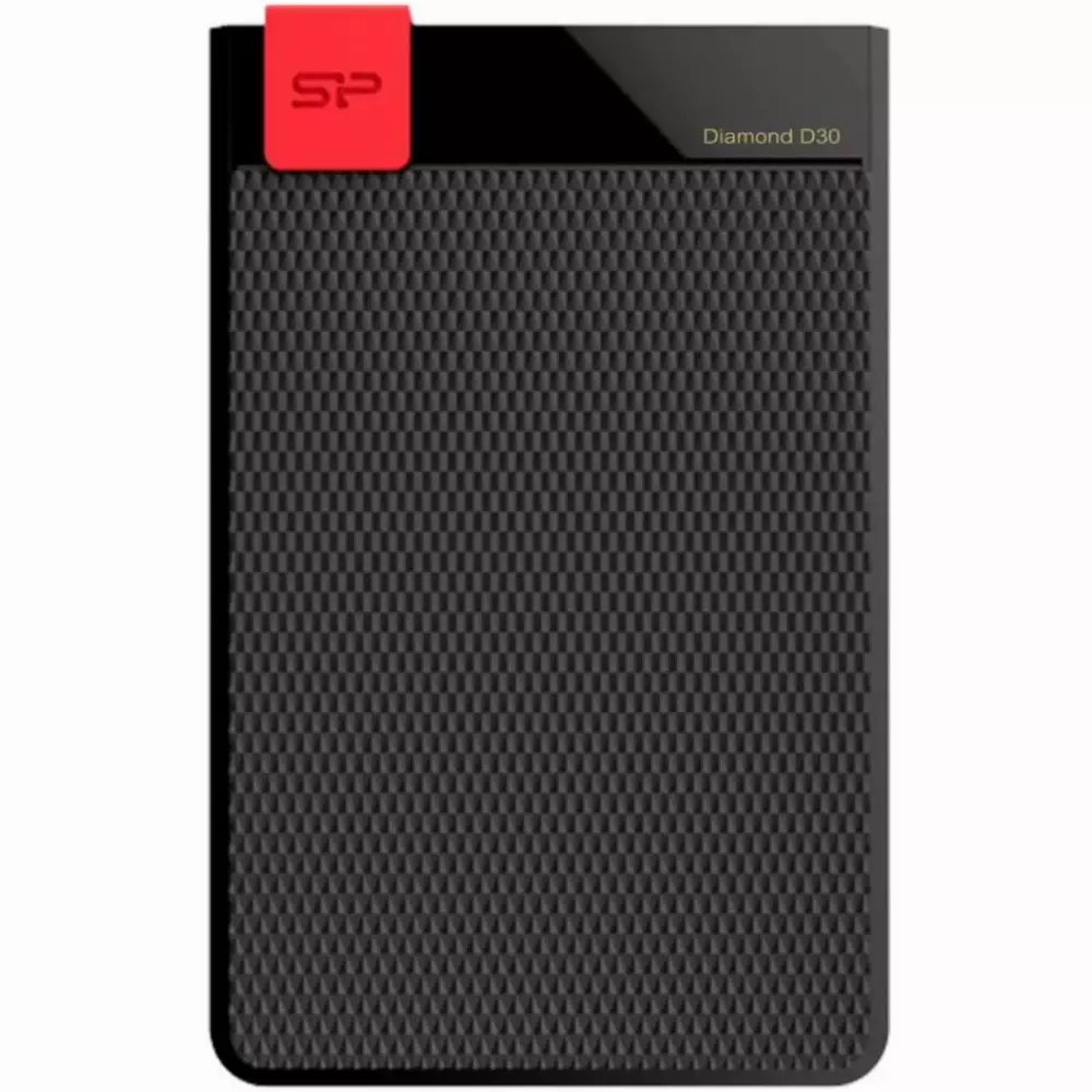 Външен диск Silicon Power Diamond D30 Black 1TB 2.5" HDD USB 3.1 - SP010TBPHDD3SS3K